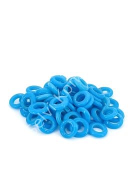 Kalıpsız Dilgöz Cam Boncuk Cam Mavi 30 Adet