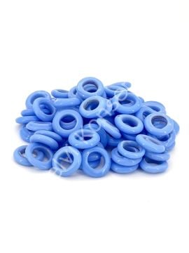 Kalıpsız Dilgöz Cam Boncuk Lila 30 Adet