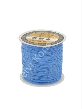 Paraşüt İpi Saks Mavi 1 mm 100 Mt