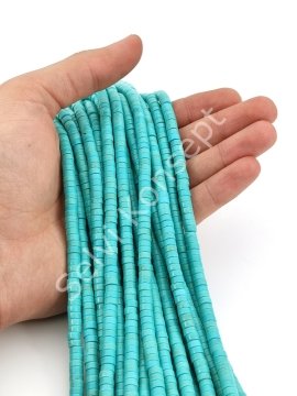 Silindir Turkuaz Dizi 6x3 mm 1 Dizi
