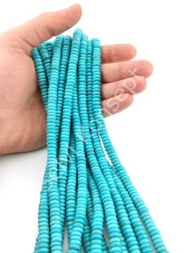 Rondela Turkuaz Dizi 8x2 mm 1 Dizi