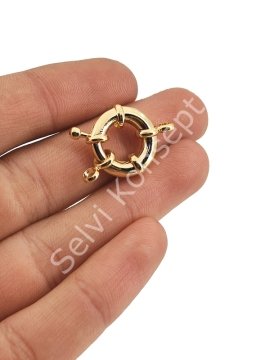 Altın Kaplama Gemici Kilidi 17 mm