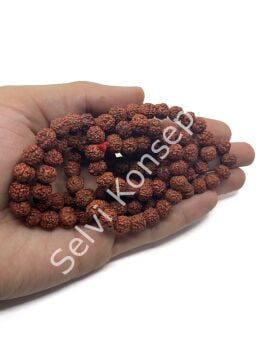 El Yapımı Rudraksha Boncuk 9 mm