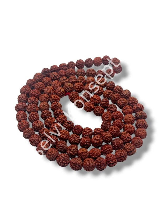 El Yapımı Rudraksha Boncuk 9 mm