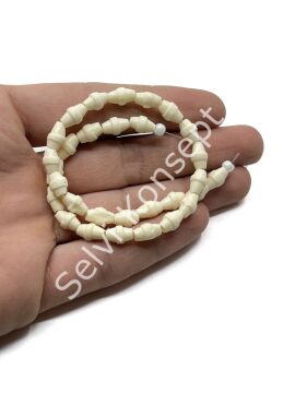 El Yapımı Dizi Tibet Boncuk 6x9 mm