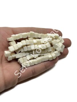 El Yapımı Dizi Tibet Küp Boncuk 6 mm