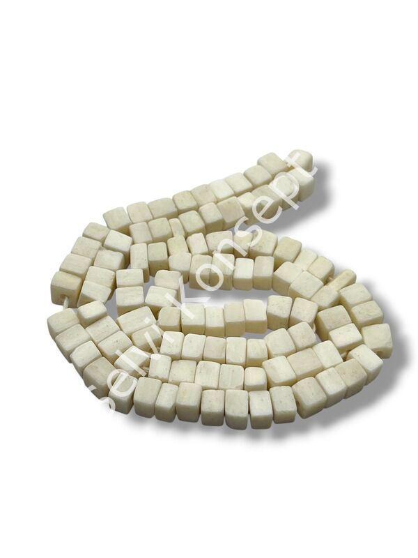 El Yapımı Dizi Tibet Küp Boncuk 6 mm