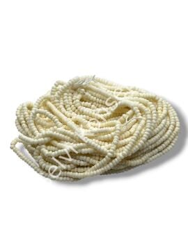 El Yapımı Yuvarlak Dizi Tibet Boncuk 2,5x1,5 mm