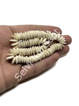 El Yapımı Disk-Rondela Dizi Tibet Boncuk 10x2,5 mm