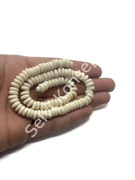 El Yapımı Disk-Rondela Dizi Tibet Boncuk 8x3 mm