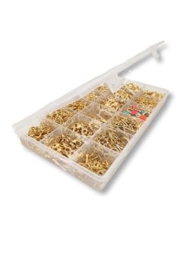 Sert Plastik 18 Bölmeli Takı Kutusu