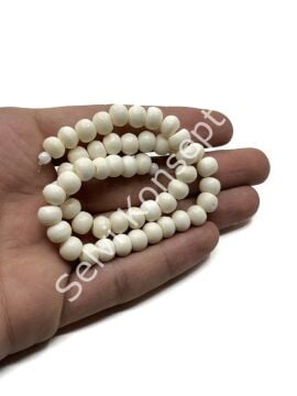 El Yapımı Yuvarlak Dizi Tibet Boncuk 8 mm