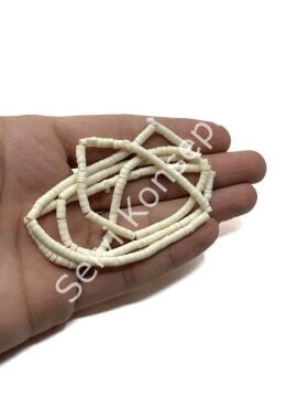 El Yapımı Silindir Dizi Tibet Boncuk 3,5x2 mm