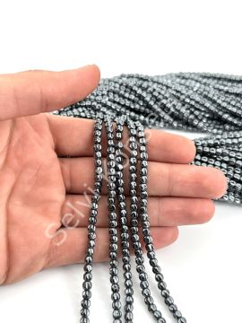 4 mm Dorika Hematit Doğal Taş