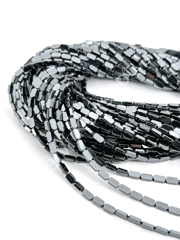 4x8 mm Oval Kesimli Hematit Doğal Taş