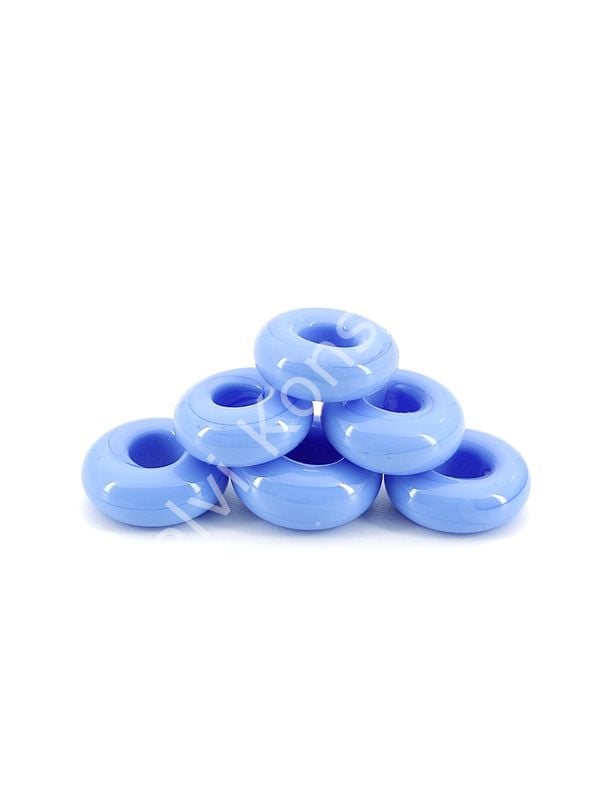 El Yapımı Lila Murano Silindir Boncuk