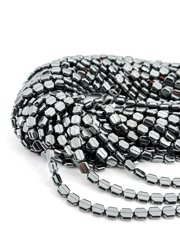 7.5x8.5 mm Oval Kesimli Hematit Doğal Taş