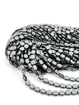 7.5x8.5 mm Oval Kesimli Hematit Doğal Taş