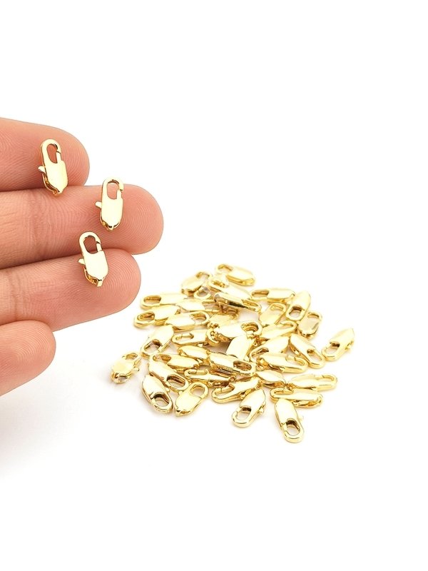Altın Kaplama Kuyum Kilit Küçük Boy 5x12 mm