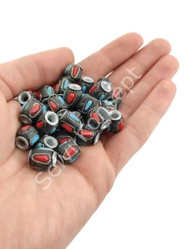 İşlemeli Otantik Boncuk 12 mm