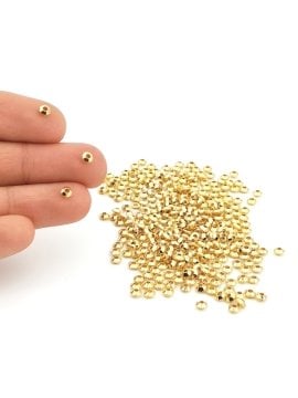 Altın Kaplama Rondela Ara Malzeme 3,5 mm 10 Gr