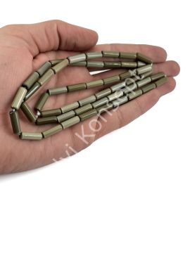 Boru Kedi Gözü Cam Boncuk 15x4 mm