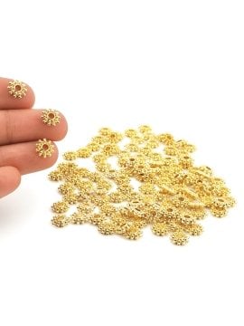 Altın Kaplama Çiçek Ara Malzeme 10 mm 10 Gr