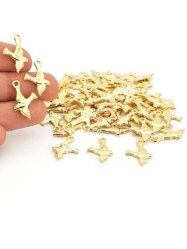 Altın Kaplama Kulplu Martı Ara Malzeme 10 Gr