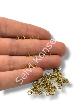 316L Çelik Halka Altın Renk 4x0.7 mm