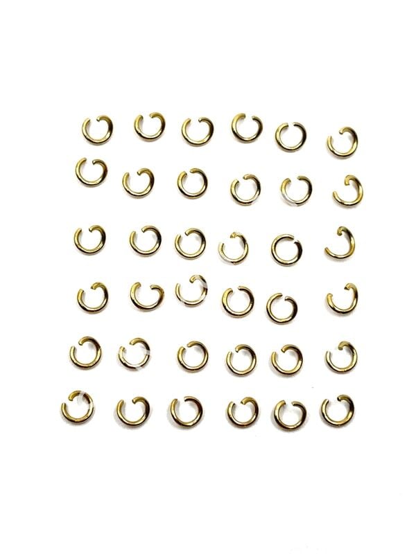 316L Çelik Halka Altın Renk 4x0.7 mm