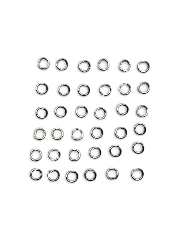 316L Çelik Halka Gümüş Renk 4x0.7 mm