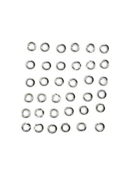 316L Çelik Halka Gümüş Renk 4x0.7 mm