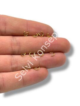 316L Çelik Halka Altın Renk 5x0.7 mm