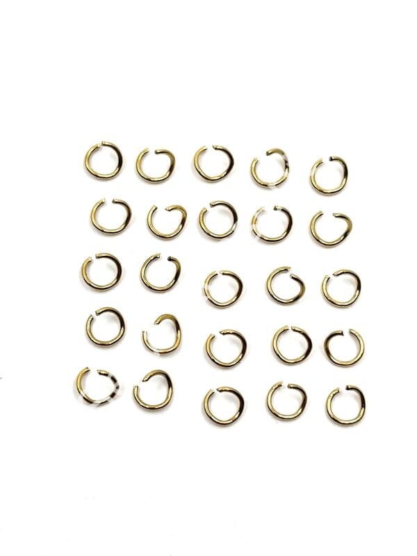316L Çelik Halka Altın Renk 5x0.7 mm