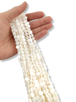 Mercimek Doğal Sedef Taşı Dizi 8 mm