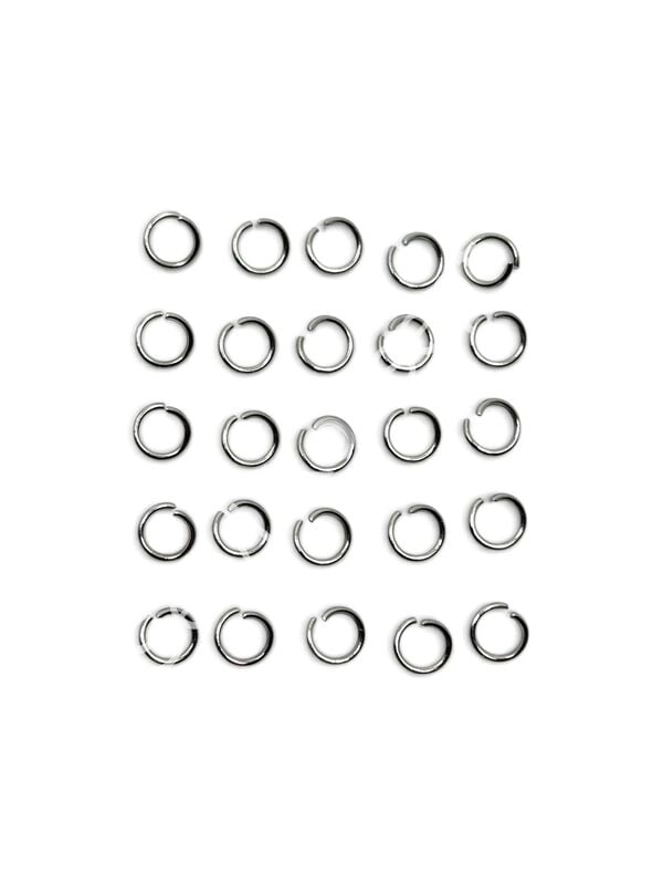 316L Çelik Halka Gümüş Renk 5x0.7 mm