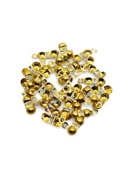 316L Çelik Tek Kulplu Düğüm Kapama Altın Renk 3x7.5 mm