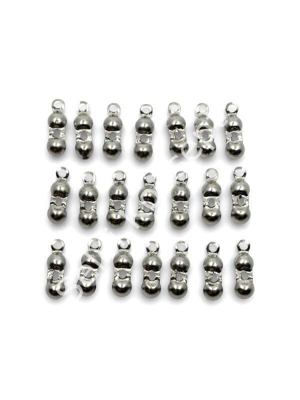 316L Çelik Tek Kulplu Düğüm Kapama Gümüş Renk 3x7.5 mm