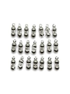 316L Çelik Tek Kulplu Düğüm Kapama Gümüş Renk 3x7.5 mm