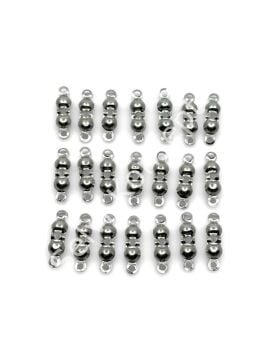 316L Çelik Çift Kulplu Düğüm Kapama Gümüş Renk 3x7.5 mm